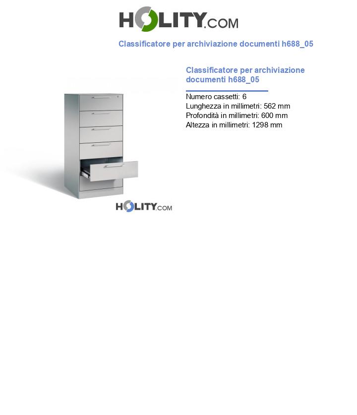 Classificatore per archiviazione documenti h688_05