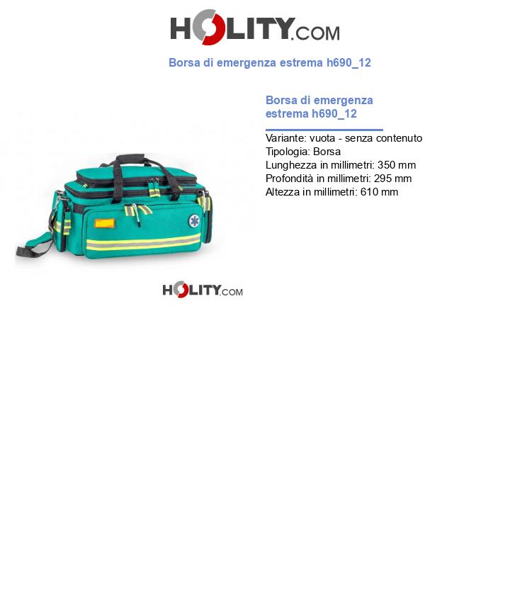 Borsa di emergenza estrema h690_12