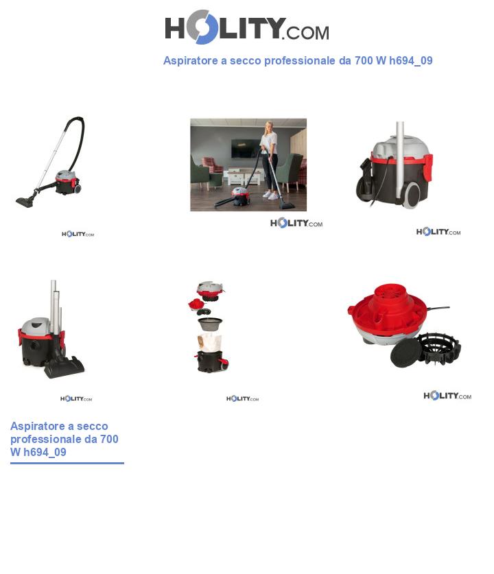 Aspiratore a secco professionale da 700 W h694_09