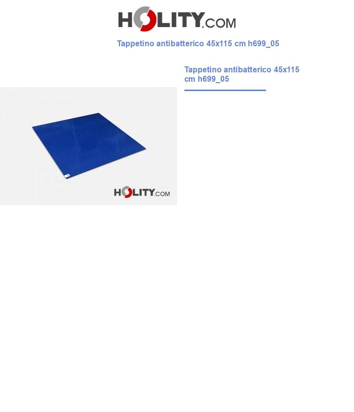 Tappetino antibatterico 45x115 cm h699_05