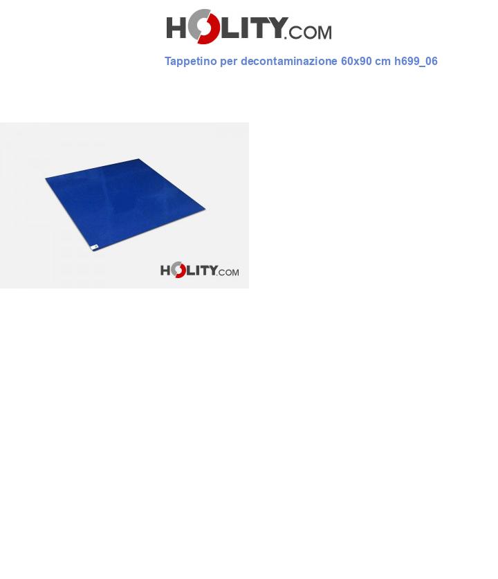 Tappetino per decontaminazione 60x90 cm h699_06