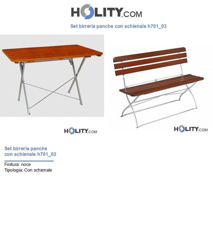 Set birreria panche con schienale h701_03