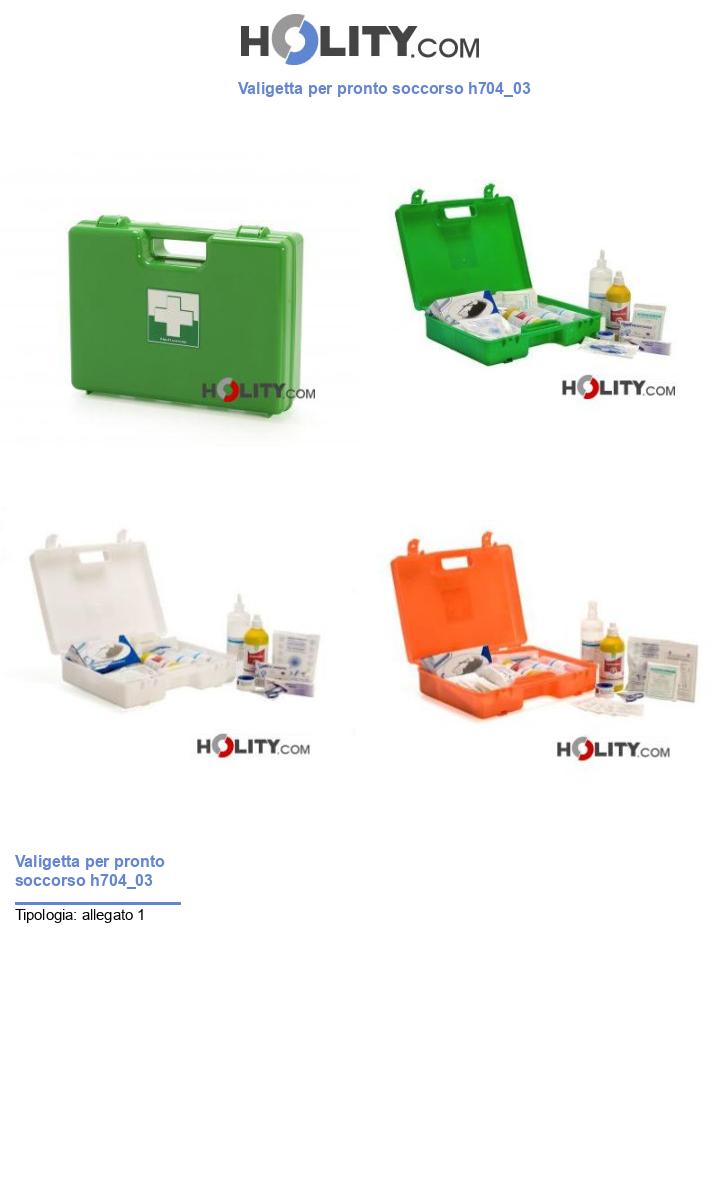 Valigetta per pronto soccorso h704_03