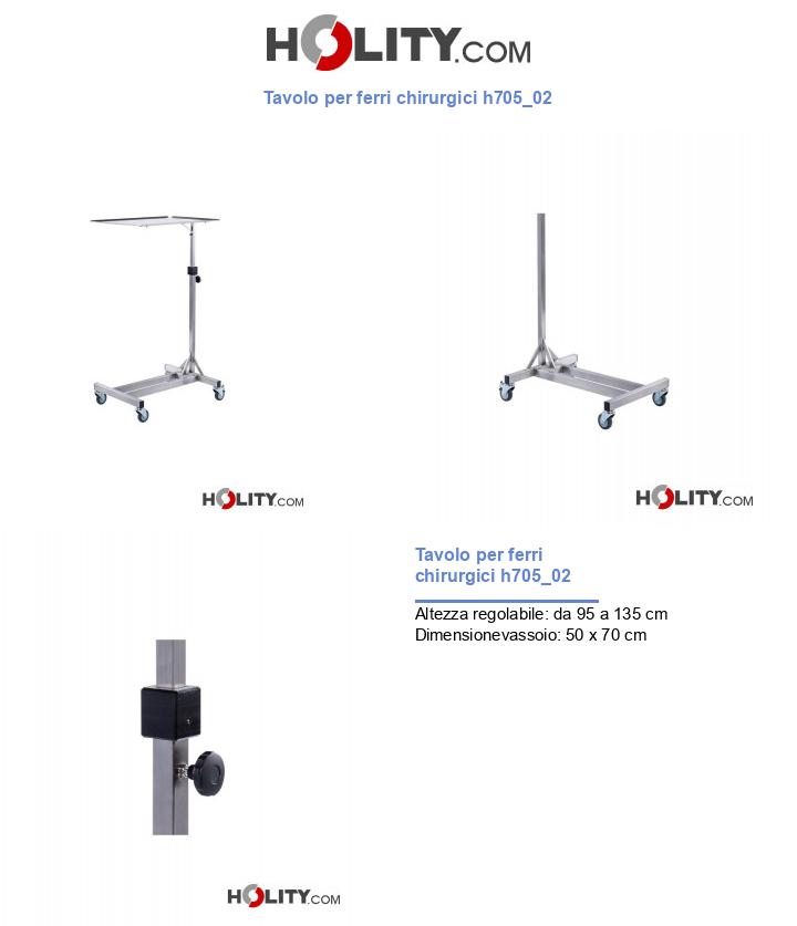 Tavolo per ferri chirurgici h705_02