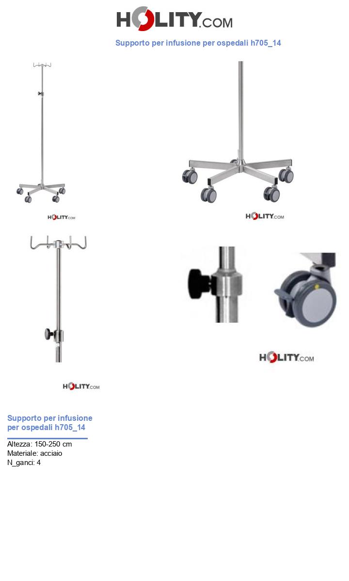 Supporto per infusione per ospedali h705_14