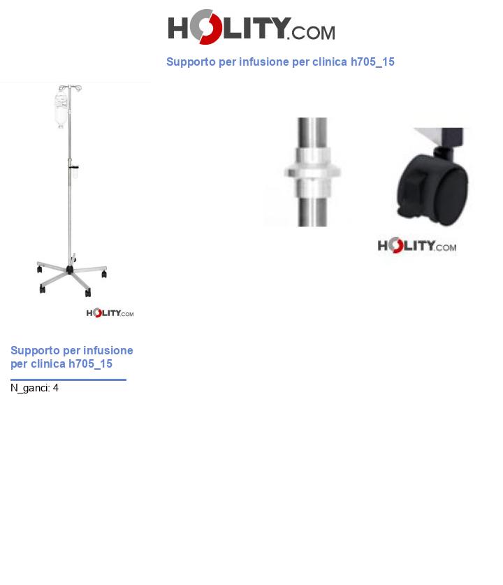 Supporto per infusione per clinica h705_15