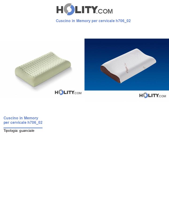 Cuscino in Memory per cervicale h706_02