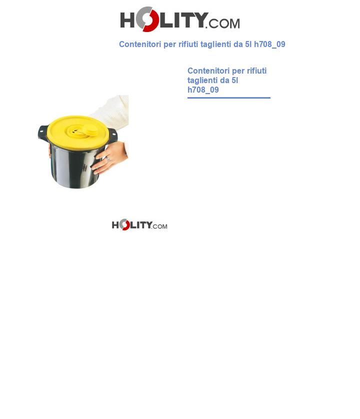 Contenitori per rifiuti taglienti da 5l h708_09