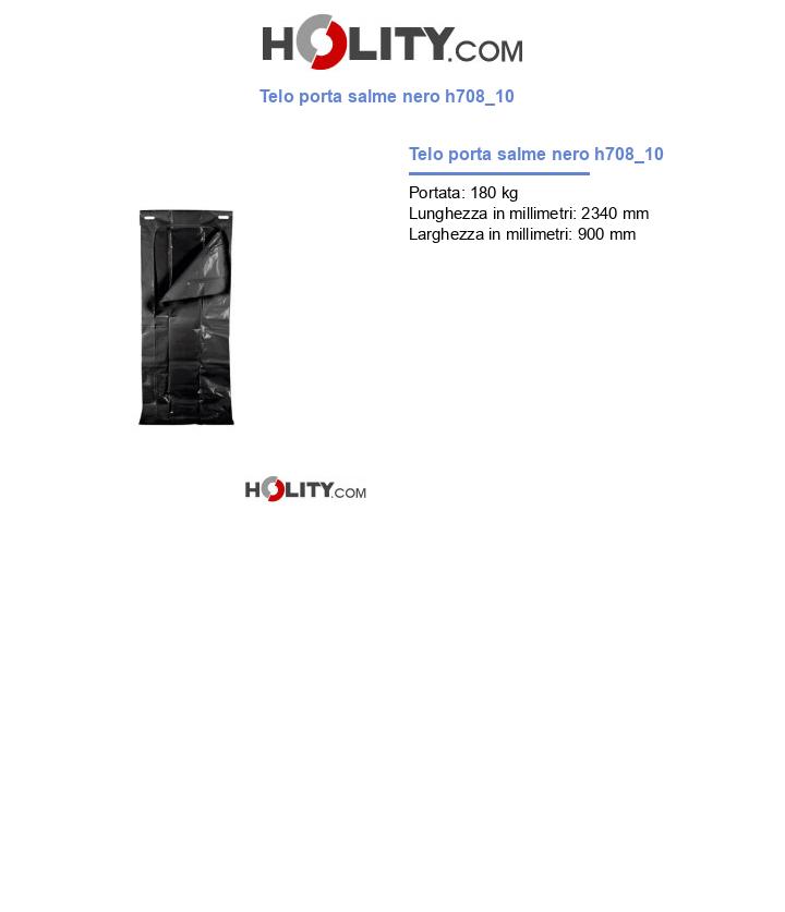 Telo porta salme nero h708_10