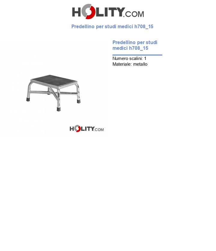 Predellino per studi medici h708_15