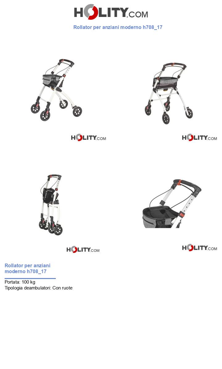 Rollator per anziani moderno h708_17