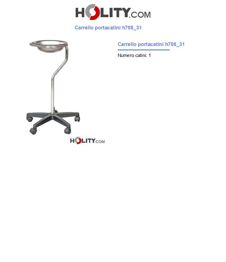 Carrello portacatini h708_31