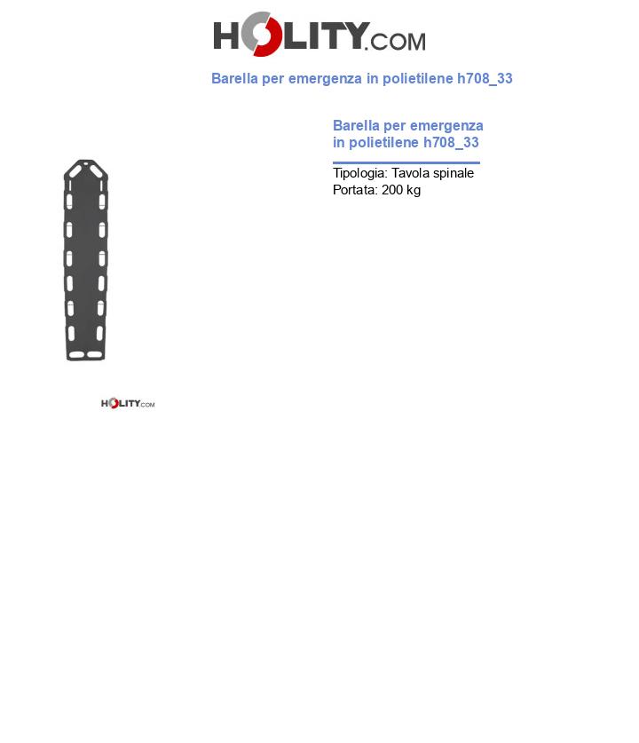 Barella per emergenza in polietilene h708_33