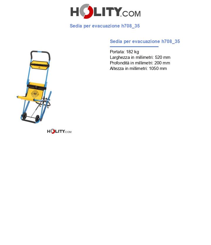 Sedia per evacuazione h708_35