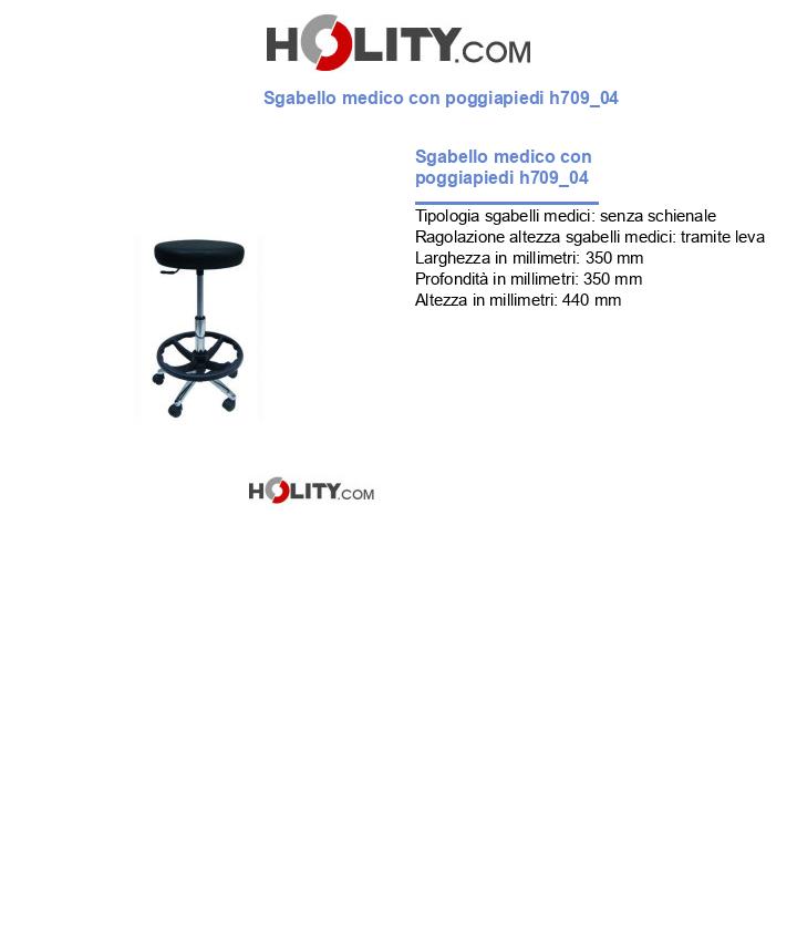 Sgabello medico con poggiapiedi h709_04