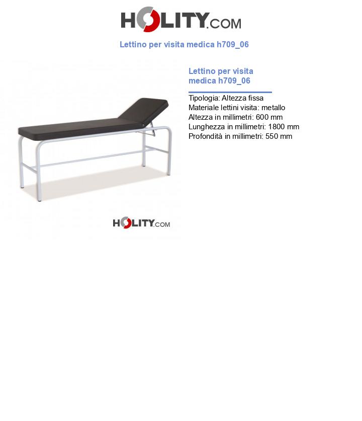 Lettino per visita medica h709_06