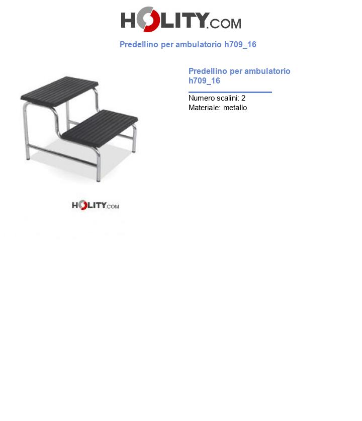 Predellino per ambulatorio h709_16