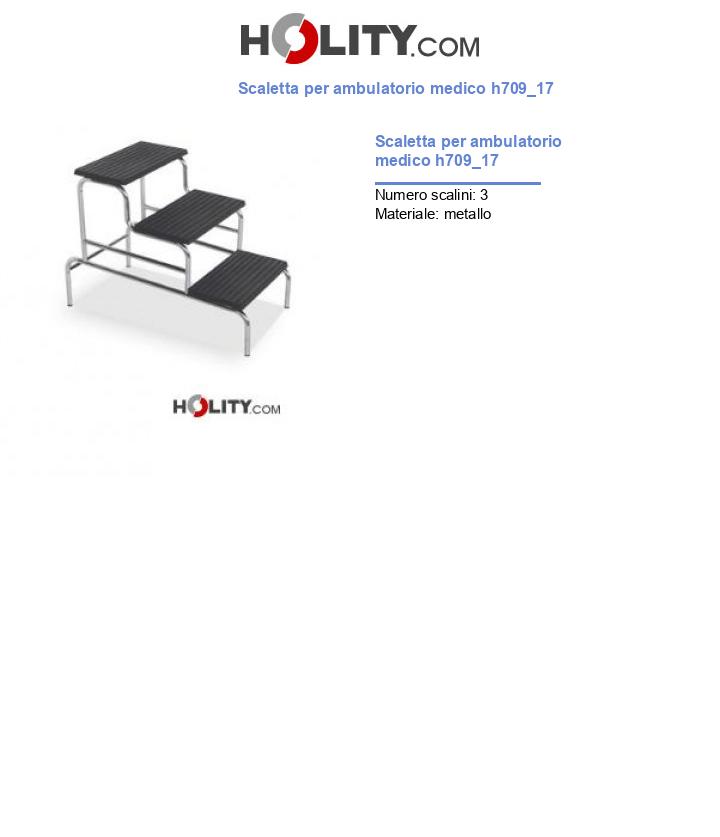 Scaletta per ambulatorio medico h709_17