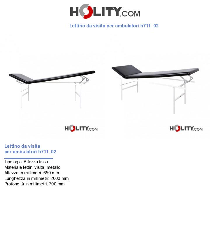 Lettino da visita per ambulatori h711_02