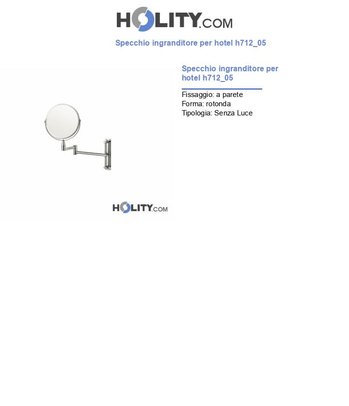 Specchio ingranditore per hotel h712_05