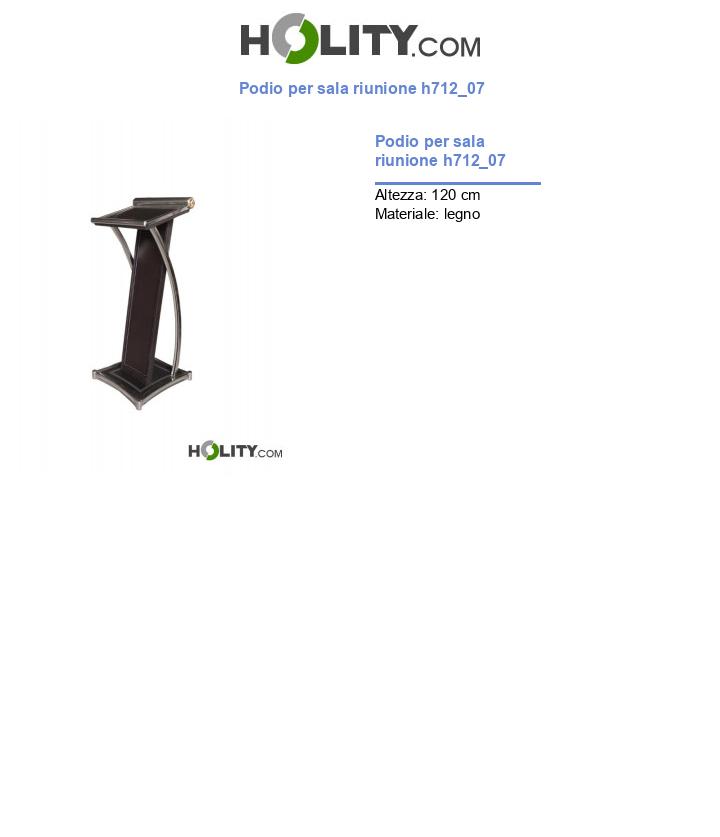 Podio per sala riunione h712_07