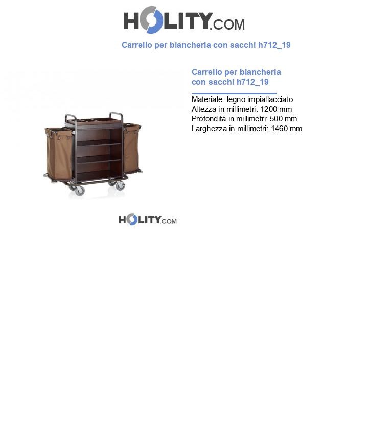 Carrello per biancheria con sacchi h712_19