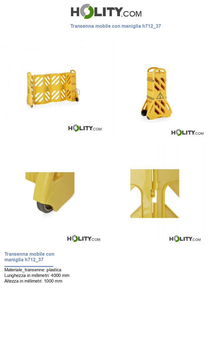 Transenna mobile con maniglia h712_37