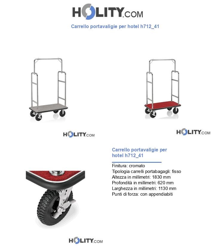 Carrello portavaligie per hotel h712_41