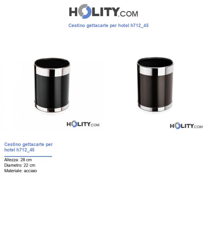 Cestino gettacarte per hotel h712_45