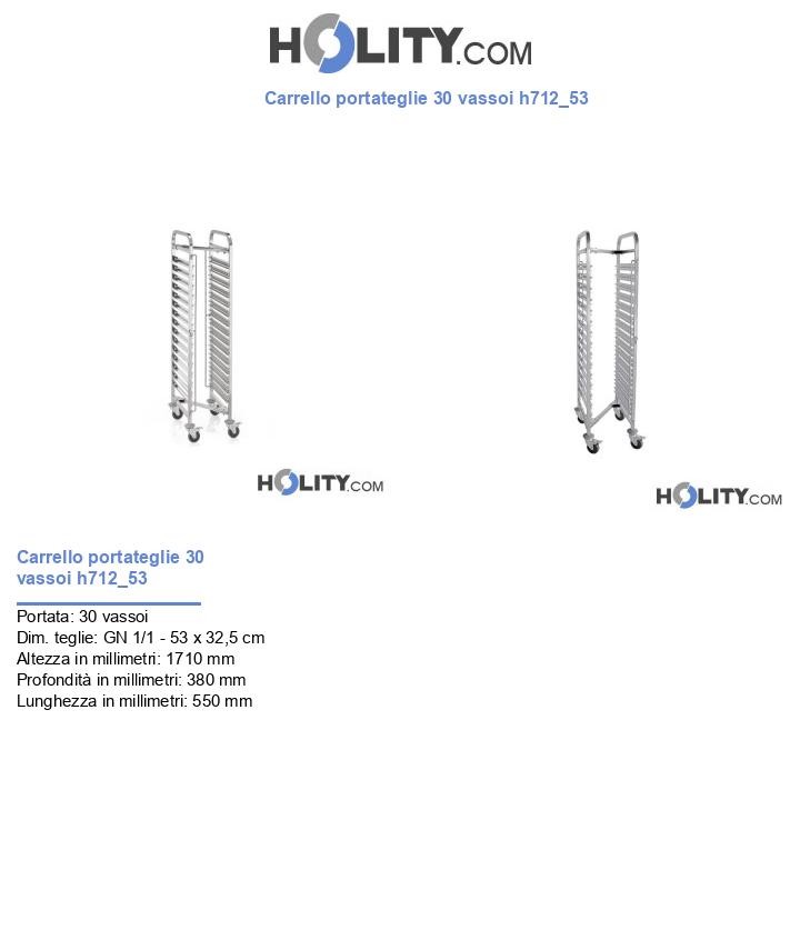 Carrello portateglie 30 vassoi h712_53
