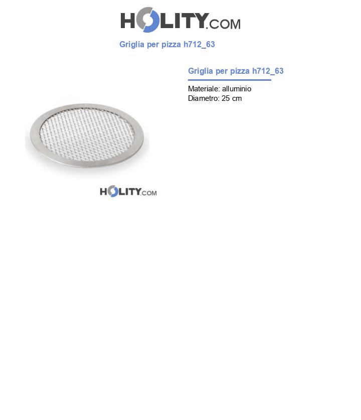 Griglia per pizza h712_63