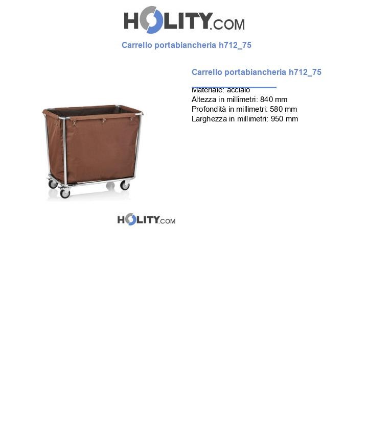 Carrello portabiancheria h712_75