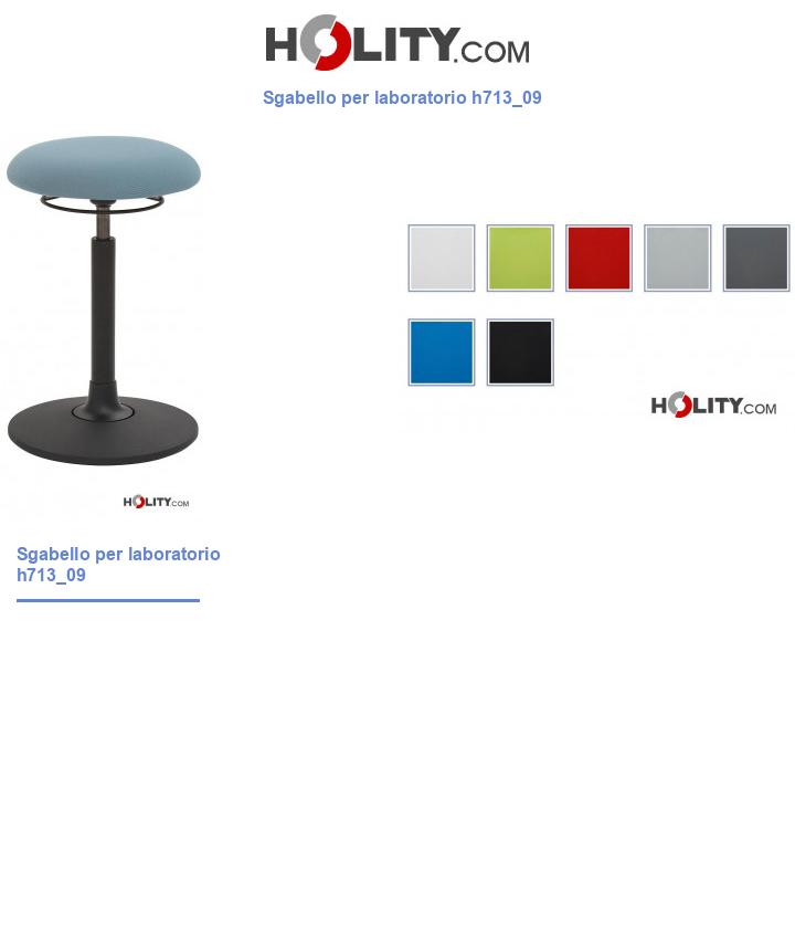 Sgabello per laboratorio h713_09