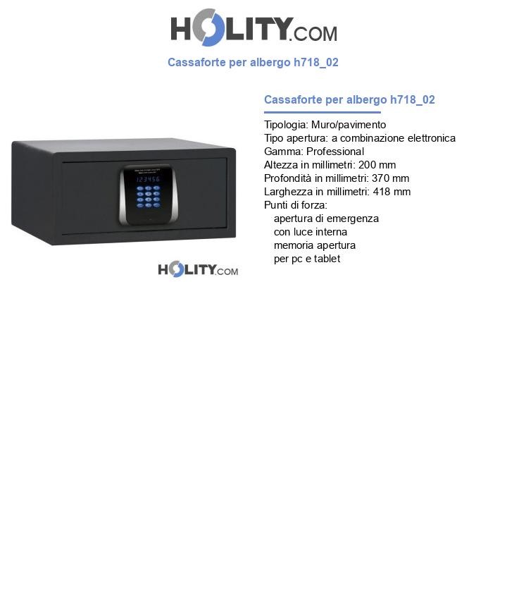 Cassaforte per albergo h718_02