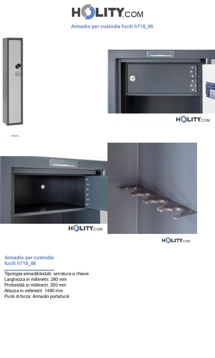 Armadio per custodia fucili h718_06