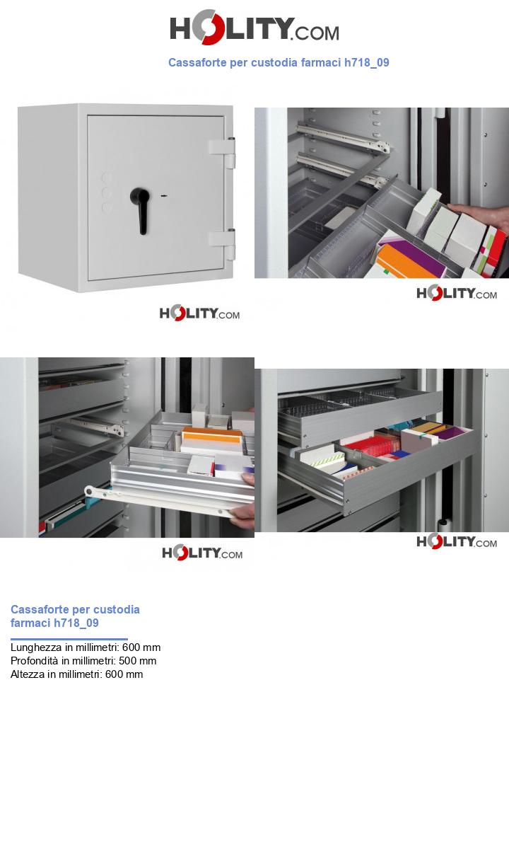 Cassaforte per custodia farmaci h718_09