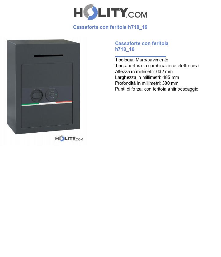 Cassaforte con feritoia h718_16