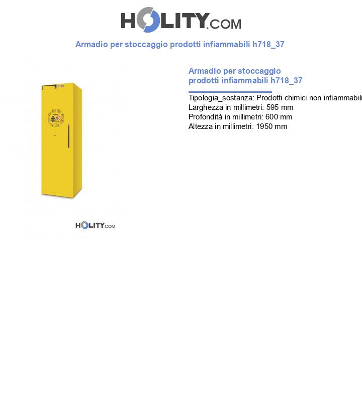 Armadio per stoccaggio prodotti infiammabili h718_37