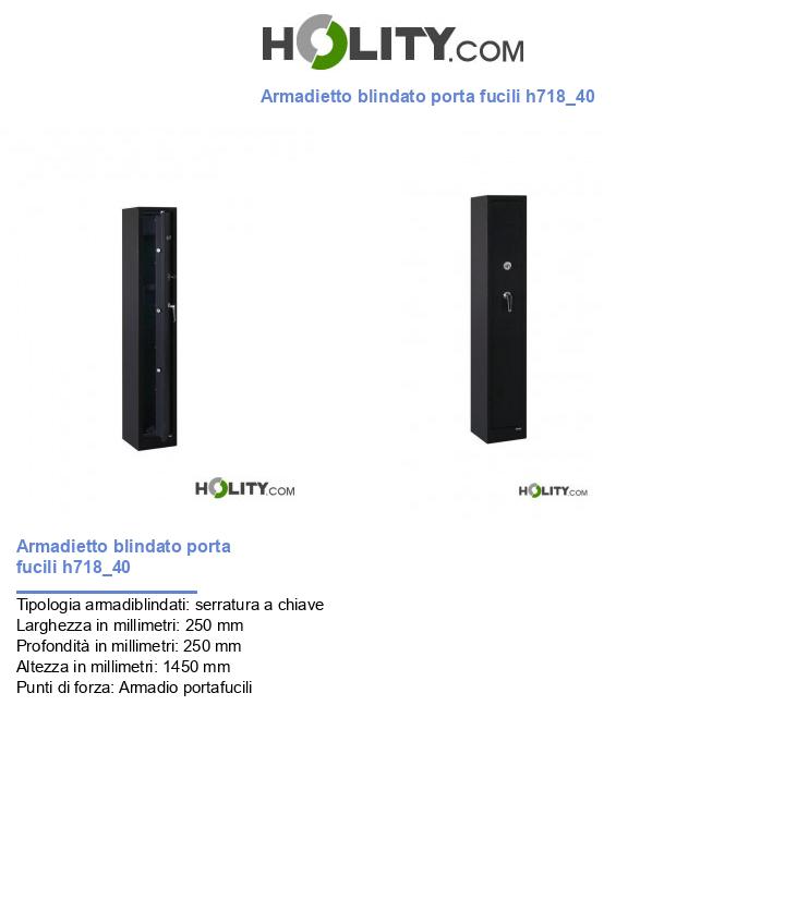 Armadietto blindato porta fucili h718_40