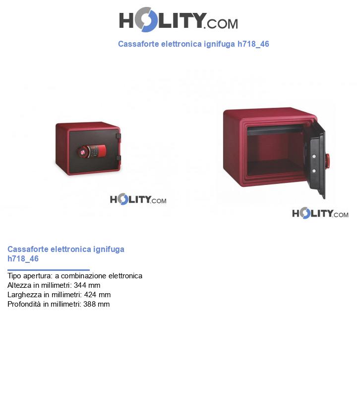 Cassaforte elettronica ignifuga h718_46