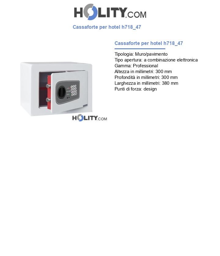 Cassaforte per hotel h718_47