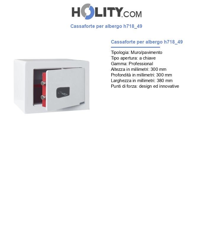 Cassaforte per albergo h718_49