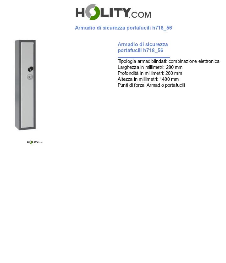 Armadio di sicurezza portafucili h718_56