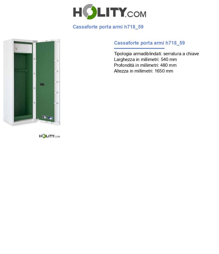 Cassaforte porta armi h718_59