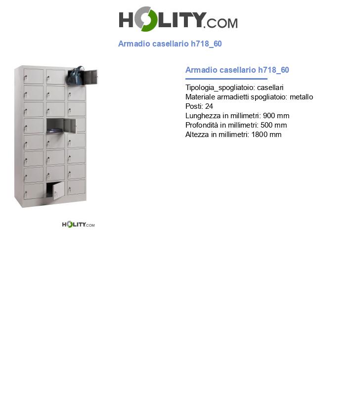 Armadio casellario h718_60