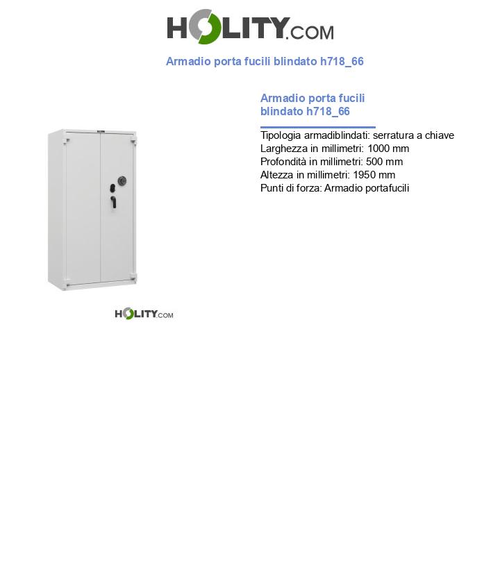 Armadio porta fucili blindato h718_66