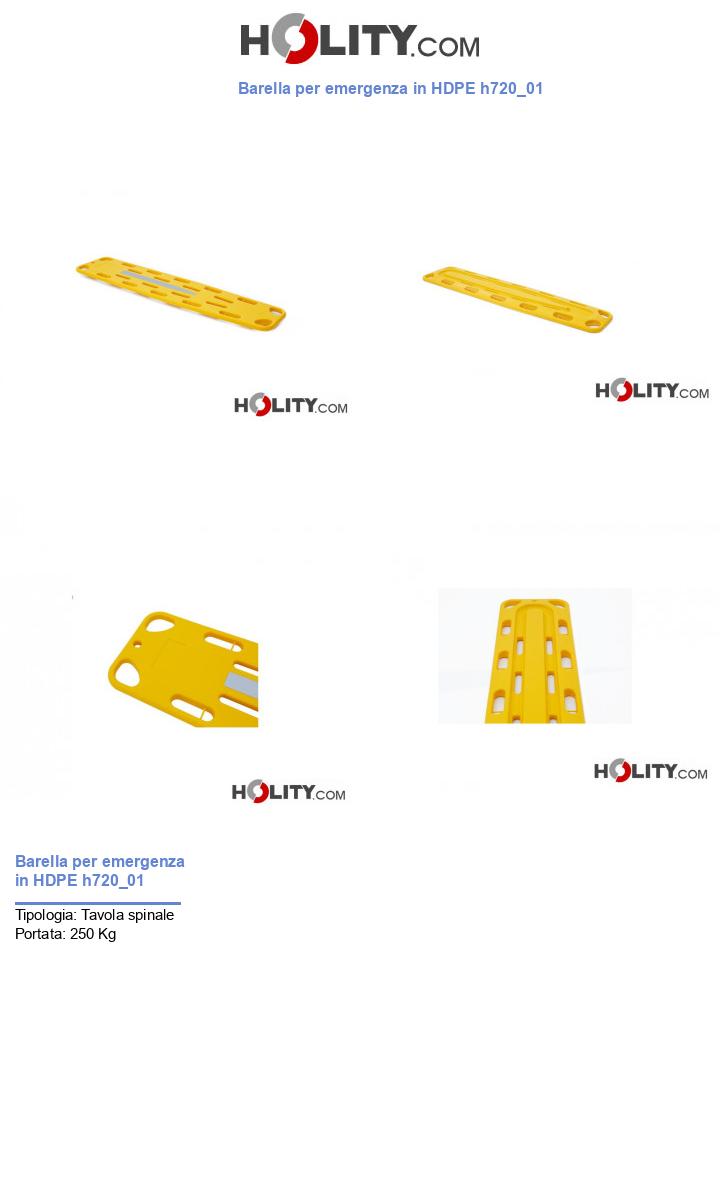 Barella per emergenza in HDPE h720_01