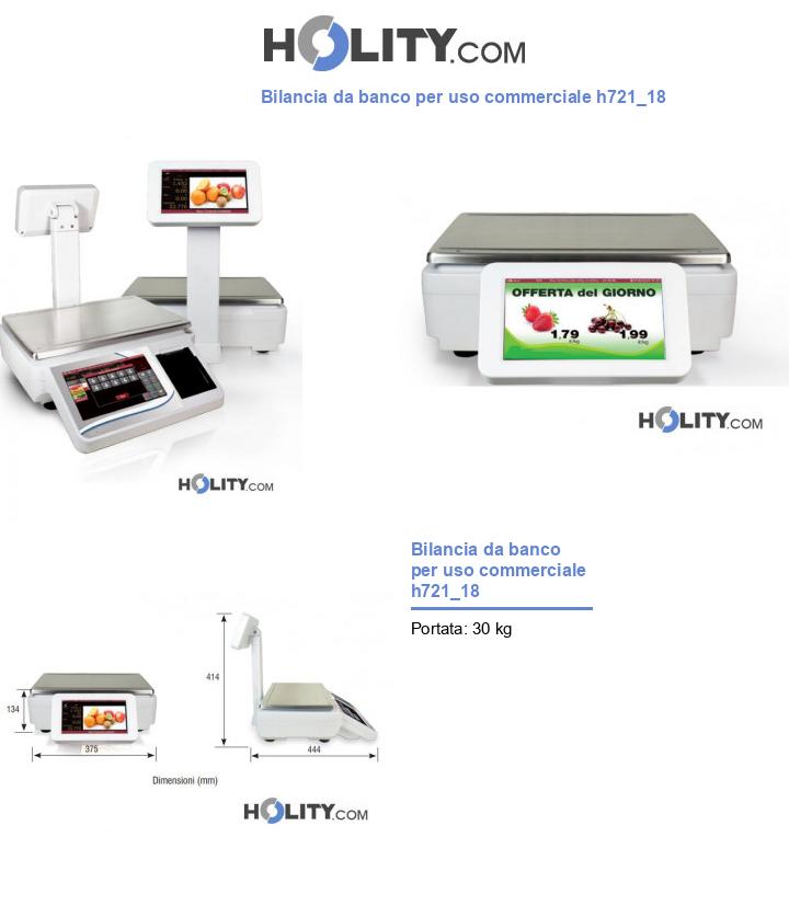 Bilancia da banco per uso commerciale h721_18