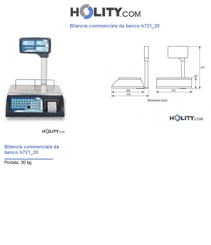 Bilancia commerciale da banco h721_20
