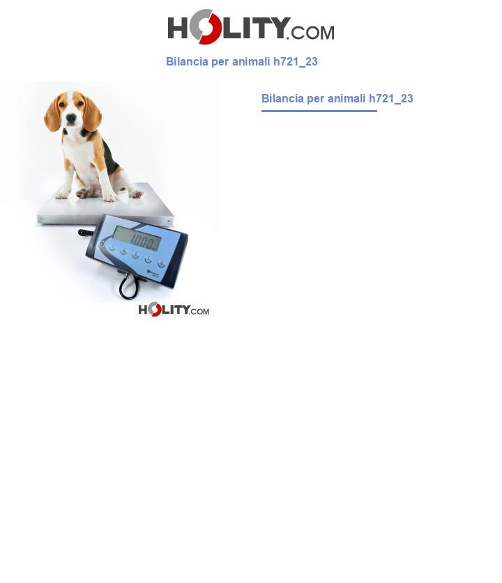 Bilancia per animali h721_23